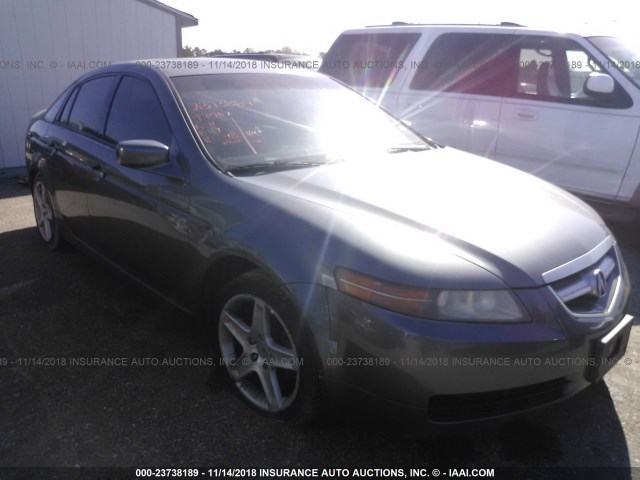 19UUA66265A077551 - 2005 ACURA TL GRAY photo 1