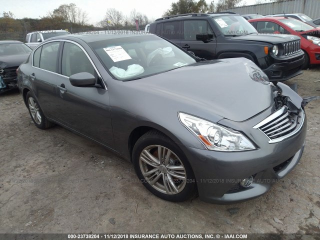 JN1CV6AR2DM756154 - 2013 INFINITI G37 GRAY photo 1