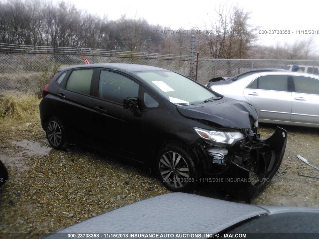 JHMGK5H79HS014470 - 2017 HONDA FIT EX/EXL BLACK photo 1