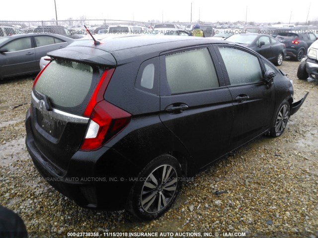 JHMGK5H79HS014470 - 2017 HONDA FIT EX/EXL BLACK photo 4