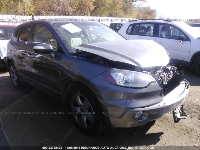 5J8TB18567A022071 - 2007 ACURA RDX TECHNOLOGY GRAY photo 1