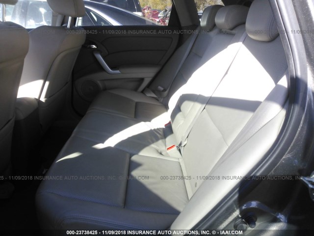 5J8TB18567A022071 - 2007 ACURA RDX TECHNOLOGY GRAY photo 8