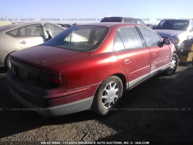 2G4WF5212W1563605 - 1998 BUICK REGAL GS RED photo 4