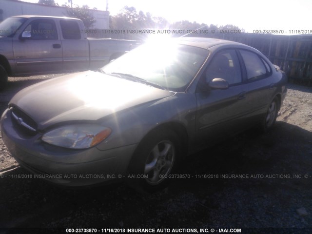 1FAFP55S42A227840 - 2002 FORD TAURUS SES GREEN photo 2