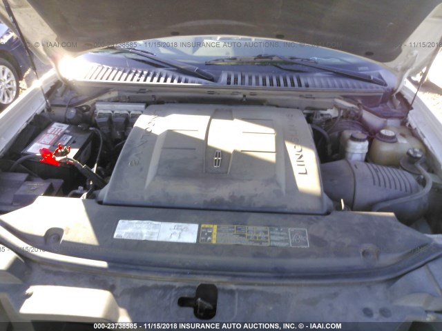 5LMFU275X6LJ23493 - 2006 LINCOLN NAVIGATOR Ақ фото 10