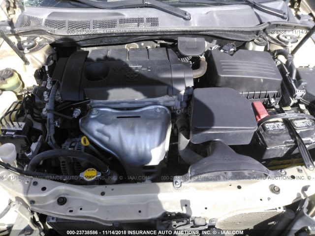 4T1BF3EK6BU695319 - 2011 TOYOTA CAMRY SE/LE/XLE 金色 照片 10
