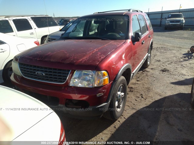 1FMZU63K43ZB01159 - 2003 FORD EXPLORER XLT/XLT SPORT/NBX RED photo 2