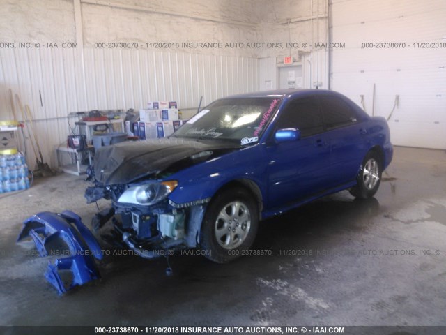 JF1GD74677G518110 - 2007 SUBARU IMPREZA WRX/LIMITED BLUE photo 2