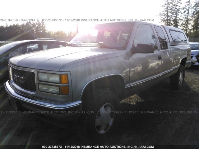 1GTEK19R2XR515658 - 1999 GMC SIERRA K1500 Pewter photo 2