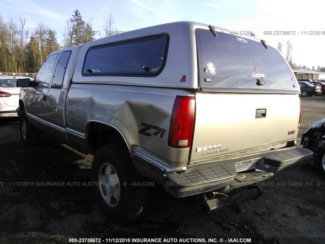 1GTEK19R2XR515658 - 1999 GMC SIERRA K1500 Pewter photo 3