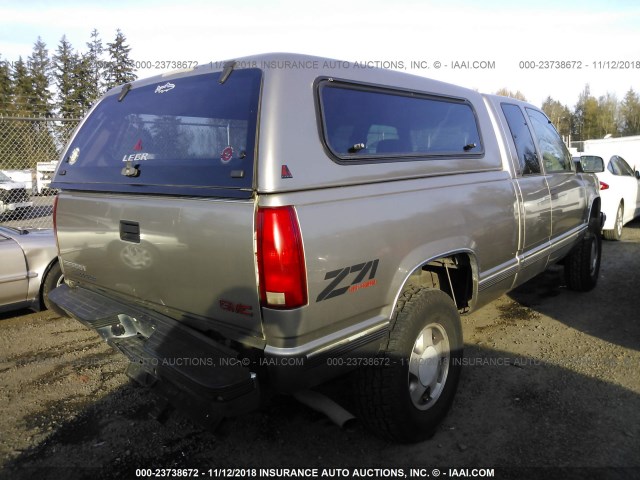 1GTEK19R2XR515658 - 1999 GMC SIERRA K1500 Pewter photo 4