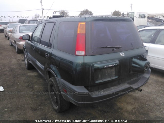 JHLRD2840XC020503 - 1999 HONDA CR-V LX GREEN photo 3