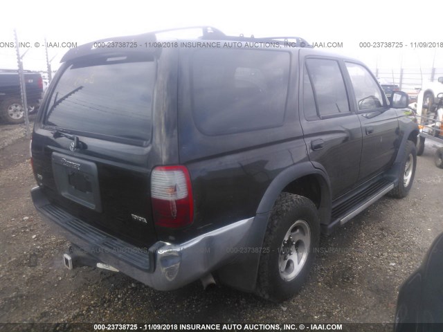 JT3GN86R9W0061400 - 1998 TOYOTA 4RUNNER SR5 BLACK photo 4