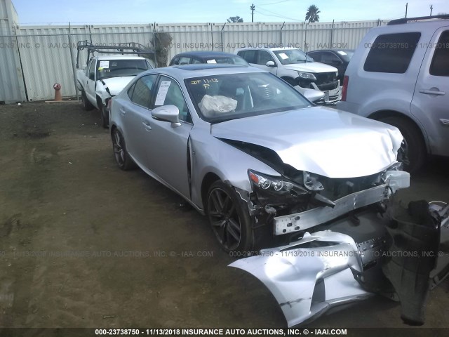 JTHBF1D23F5055951 - 2015 LEXUS IS 250 SILVER photo 1