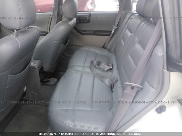 JF1SF6553YH710902 - 2000 SUBARU FORESTER S SILVER photo 8