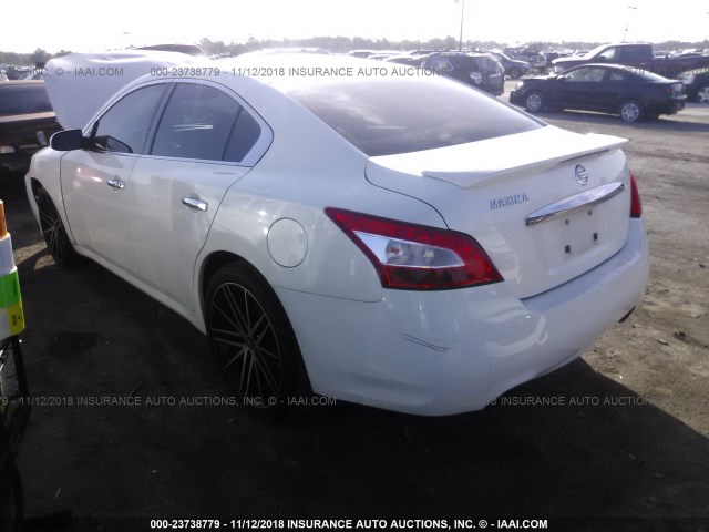 1N4AA5AP8EC459752 - 2014 NISSAN MAXIMA S/SV WHITE photo 3