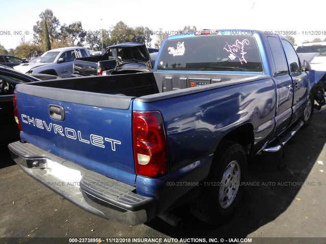 2GCEC19X931256942 - 2003 CHEVROLET SILVERADO C1500 BLUE photo 4