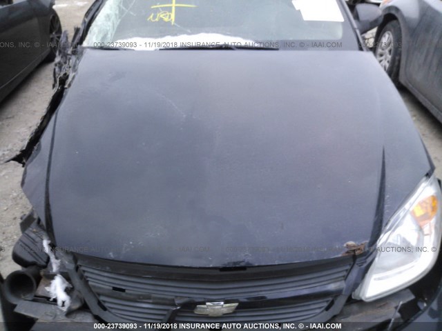 1G1AL15FX77339308 - 2007 CHEVROLET COBALT LT BLACK photo 10