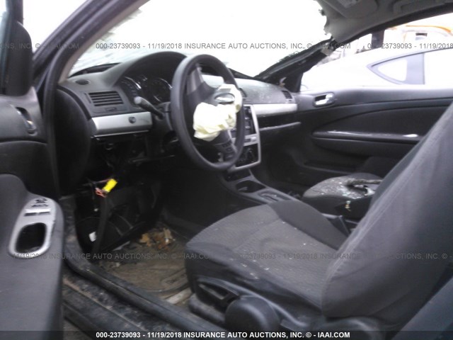 1G1AL15FX77339308 - 2007 CHEVROLET COBALT LT BLACK photo 5