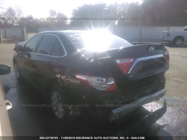 4T4BF1FK1FR467453 - 2015 TOYOTA CAMRY LE/XLE/SE/XSE BLACK photo 3