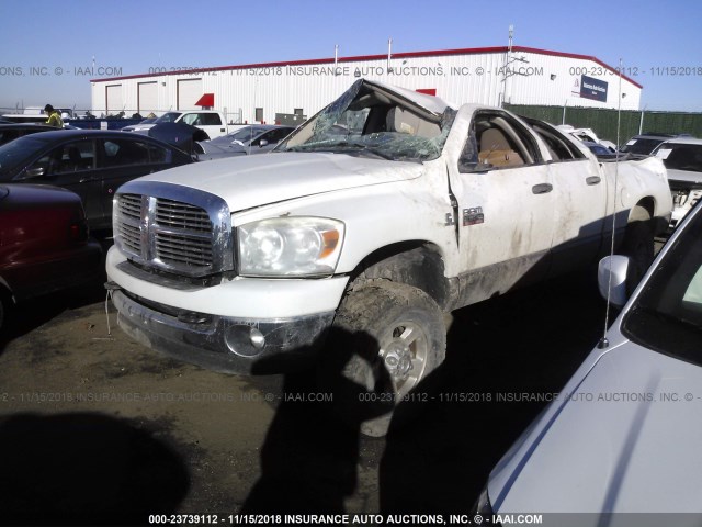 3D7KS28A88G192213 - 2008 DODGE RAM 2500 ST/SLT WHITE photo 2