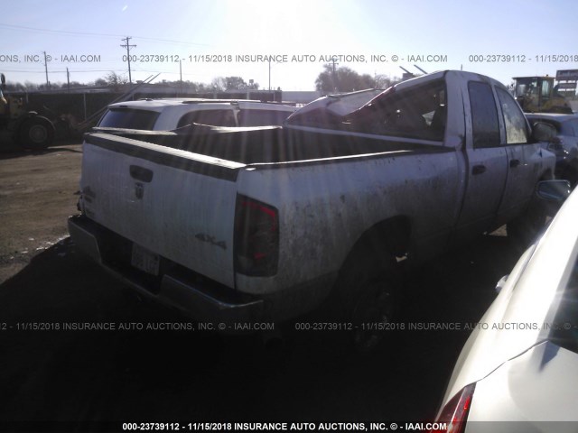 3D7KS28A88G192213 - 2008 DODGE RAM 2500 ST/SLT WHITE photo 4