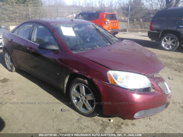 1G2ZH57N884217884 - 2008 PONTIAC G6 GT RED photo 1