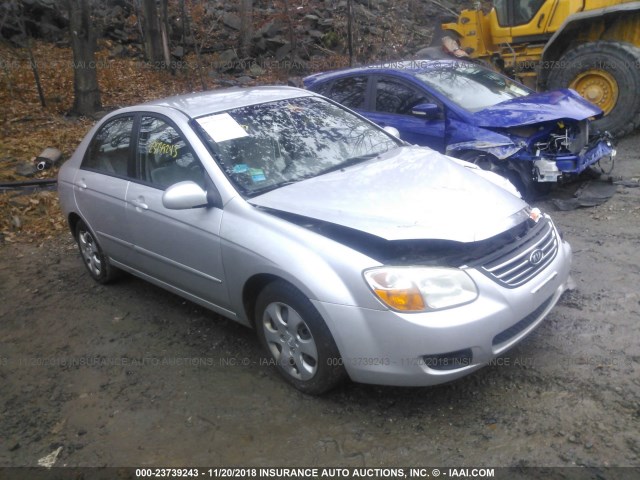 KNAFE122185548620 - 2008 KIA SPECTRA EX/LX/SX SILVER photo 1