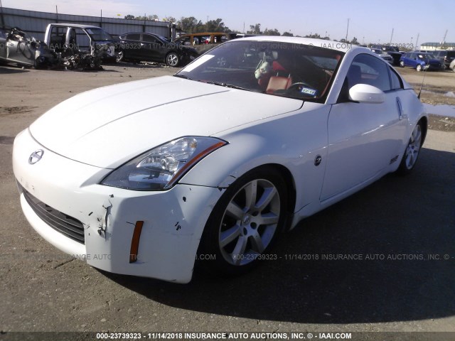 JN1AZ34E84T052355 - 2004 NISSAN 350Z COUPE WHITE photo 2