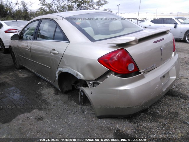 1G2ZF55BX64243379 - 2006 PONTIAC G6 SE GOLD photo 3