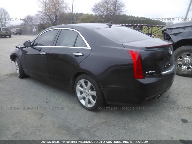 1G6AJ5SX6D0147327 - 2013 CADILLAC ATS PERFORMANCE BLACK photo 3