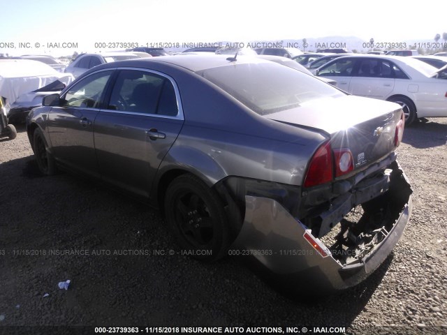 1G1ZB5E13BF250759 - 2011 CHEVROLET MALIBU LS 灰色 照片 3