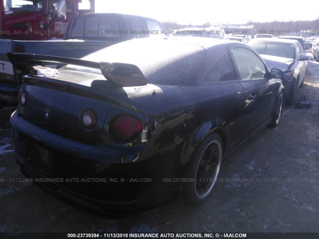 1G1AP11P567826479 - 2006 CHEVROLET COBALT SS SUPERCHARGED BLACK photo 4