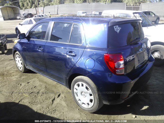 JTKKU10428J031223 - 2008 TOYOTA SCION XD BLUE photo 3