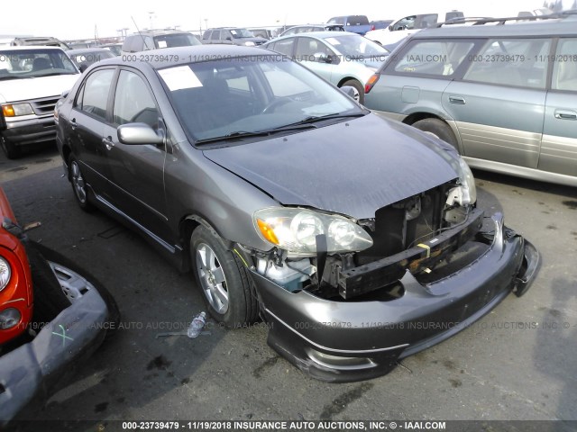 1NXBR32EX5Z511218 - 2005 TOYOTA COROLLA CE/LE/S GRAY photo 1