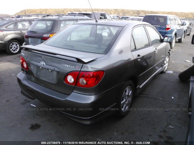 1NXBR32EX5Z511218 - 2005 TOYOTA COROLLA CE/LE/S GRAY photo 4