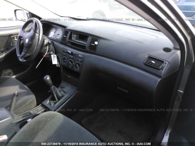 1NXBR32EX5Z511218 - 2005 TOYOTA COROLLA CE/LE/S GRAY photo 5