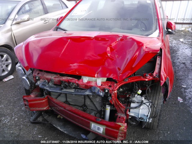 1G1JA5SH7F4162199 - 2015 CHEVROLET SONIC LS 红色 照片 6