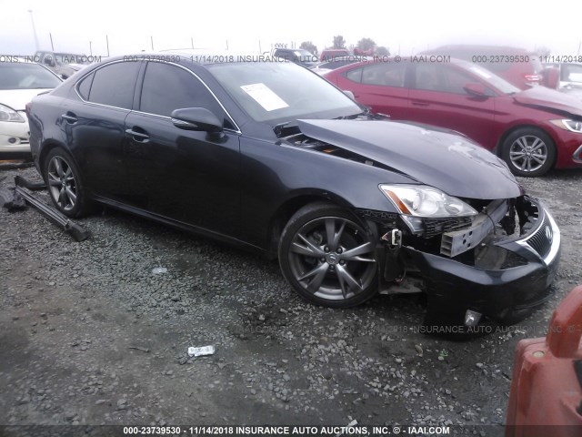 JTHBF5C29A5127575 - 2010 LEXUS IS 250 GRAY photo 1