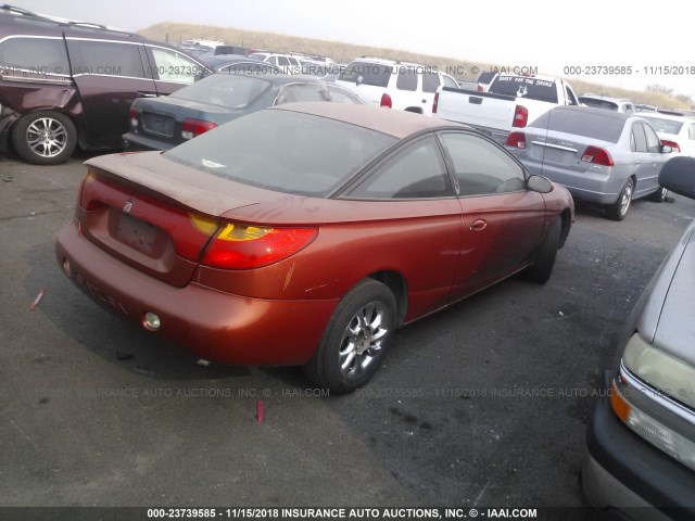 1G8ZR12772Z255699 - 2002 SATURN SC2 ORANGE photo 4