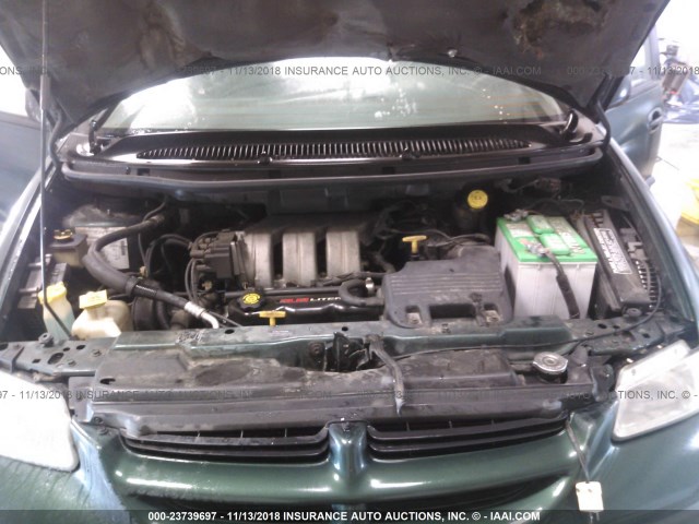 1B4GT44L4VB220963 - 1997 DODGE GRAND CARAVAN SE GREEN photo 10