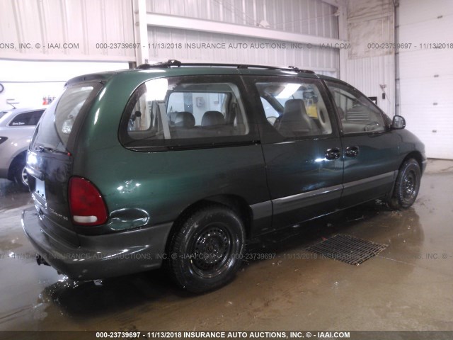 1B4GT44L4VB220963 - 1997 DODGE GRAND CARAVAN SE GREEN photo 4