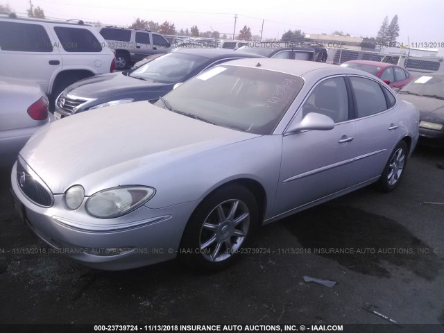 2G4WE567751223950 - 2005 BUICK LACROSSE CXS SILVER photo 2