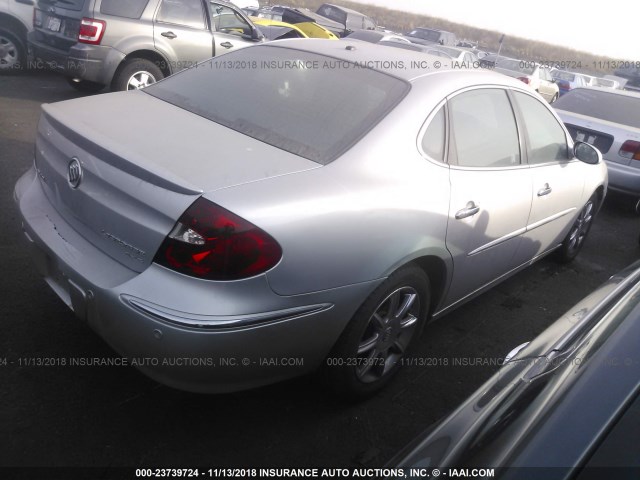 2G4WE567751223950 - 2005 BUICK LACROSSE CXS SILVER photo 4