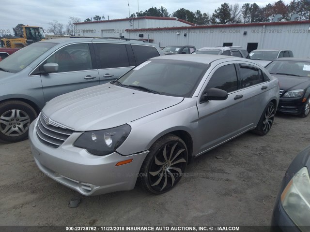 1C3LC46B19N513749 - 2009 CHRYSLER SEBRING LX SILVER photo 2