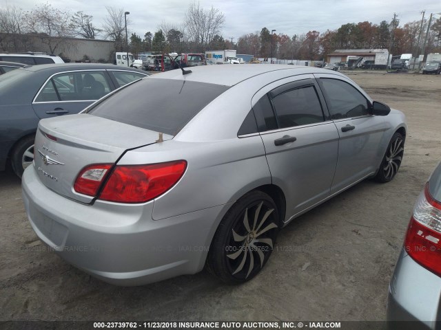 1C3LC46B19N513749 - 2009 CHRYSLER SEBRING LX SILVER photo 4