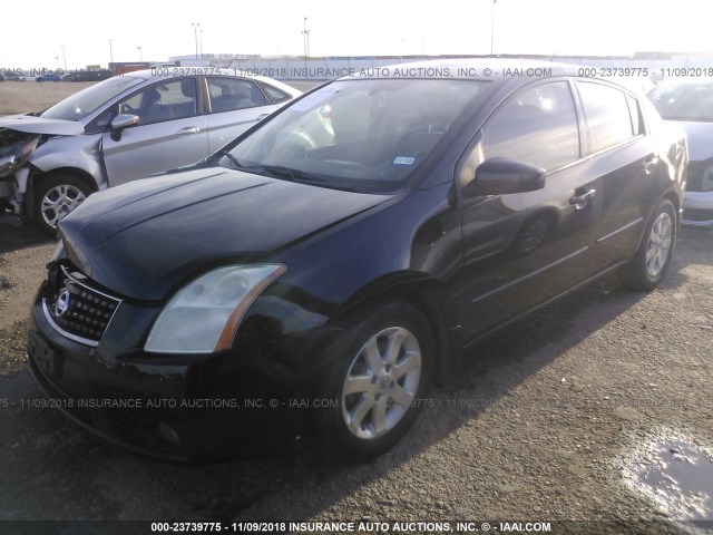 3N1AB61E48L681213 - 2008 NISSAN SENTRA 2.0/2.0S/2.0SL BLACK photo 2