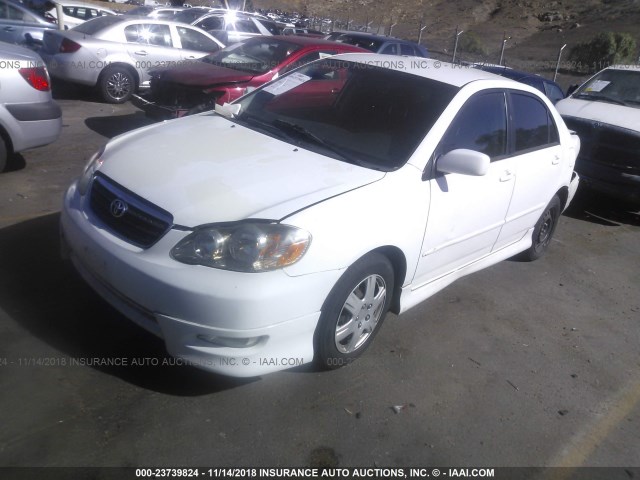 1NXBR32E28Z007055 - 2008 TOYOTA COROLLA CE/LE/S WHITE photo 2