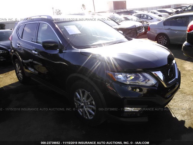 KNMAT2MT8HP606046 - 2017 NISSAN ROGUE S/SV BLACK photo 1