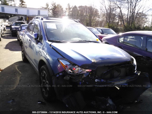 JF2GPANC8G8257214 - 2016 SUBARU CROSSTREK LIMITED Light Blue photo 1